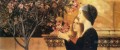 Zwei Mädchen Mit Ein Oleander Gustav Klimt